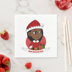 Servilleta De Papel navidades chica pañales personalizados
