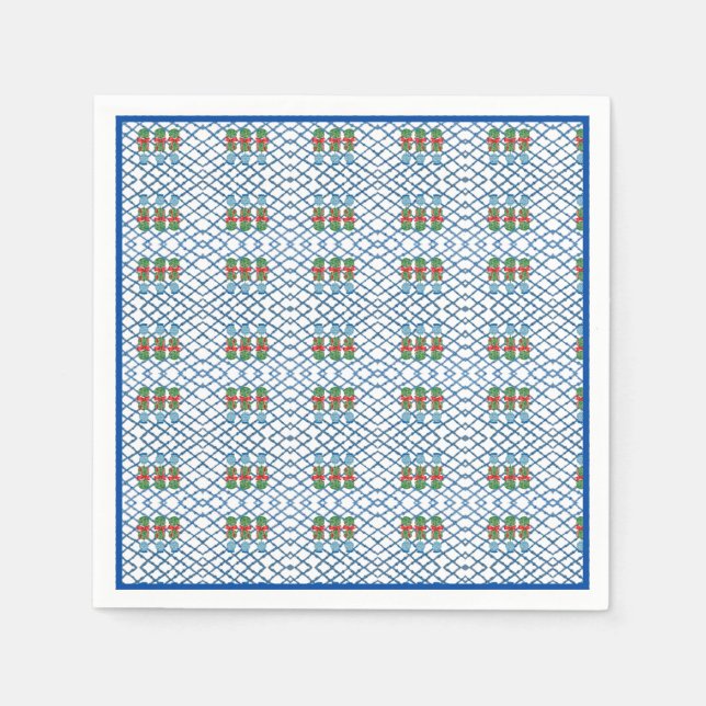 Servilleta De Papel Navidades Chinoiserie Bamboo Topiaries Topiary (Anverso)