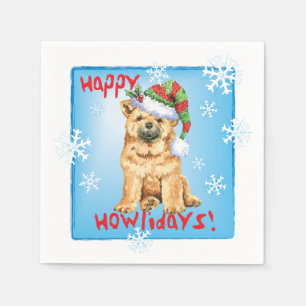 Servilleta De Papel Navidades Chow Chow Napkins