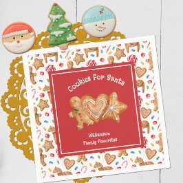 Servilleta De Papel Navidades cocina para Santa White