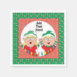 Servilleta De Papel Navidades Cocktail Napkin estándar