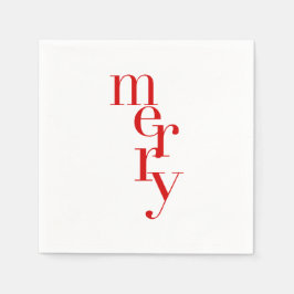 Servilleta De Papel Navidades Cocktail Napkins | Merry