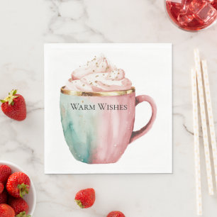 Servilleta De Papel Navidades Cocoa Gold Mint Pink Warm Wiers