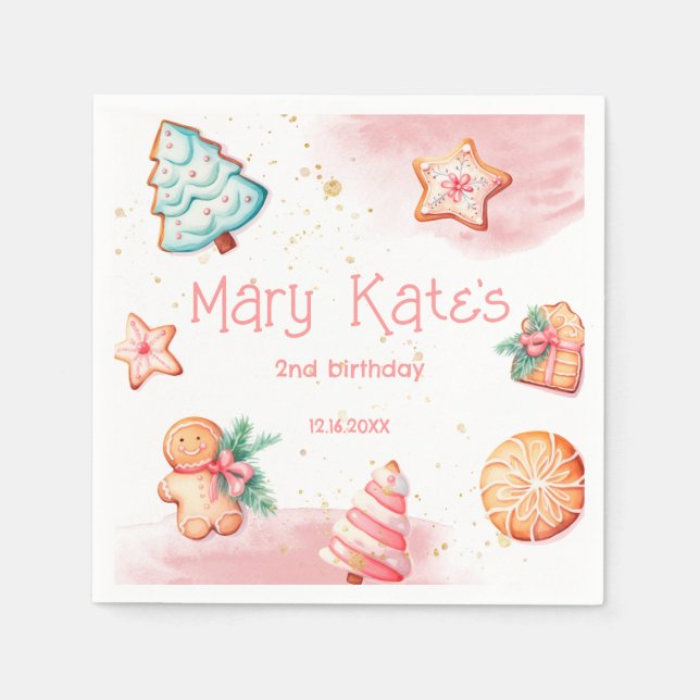 Servilleta De Papel Navidades Cookie Two Sweet (Anverso)