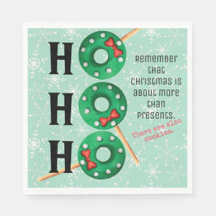 Servilleta De Papel Navidades Cookies Funny Ho Ho Holiday