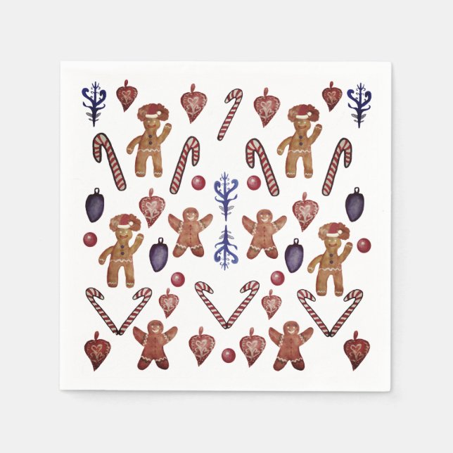 Servilleta De Papel Navidades Cookies y Sweets (Anverso)