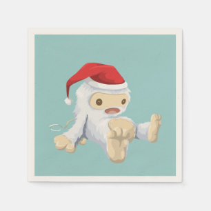 Servilleta De Papel Navidades cortos Yeti Toy Doll