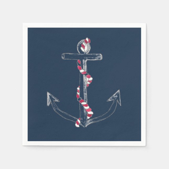 Servilleta De Papel Navidades costeros - servilletas (Anverso)