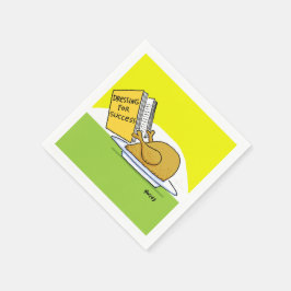 Servilleta De Papel Navidades de Acción de Gracias, Turquía informal y