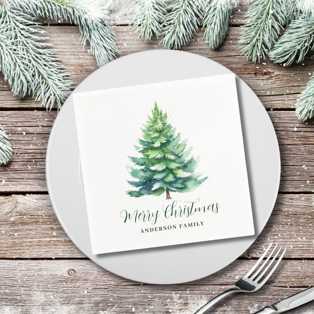 Servilleta De Papel Navidades de árbol simples y personalizados (Subido por el creador)