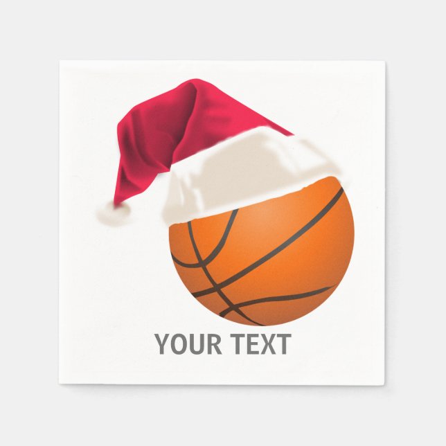 Servilleta De Papel navidades de baloncesto (Anverso)
