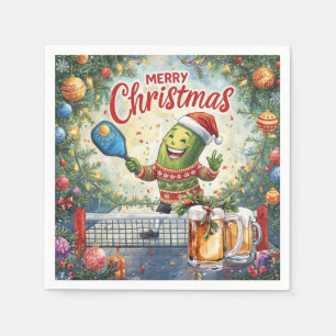 Servilleta De Papel Navidades de baloncesto con cerveza para Navidades