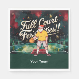 Servilleta De Papel Navidades de baloncesto con tema de Nombre
