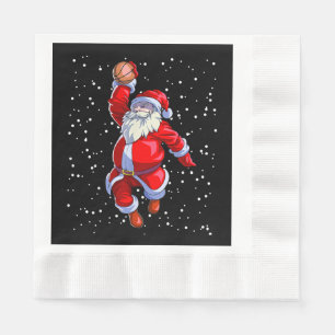 Servilleta De Papel Navidades de baloncesto hombres camisetas niños ba