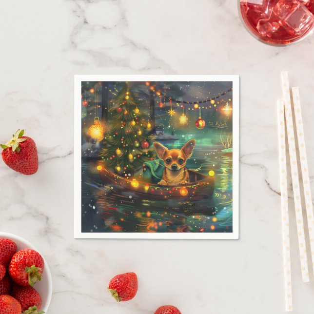 Servilleta De Papel Navidades de Chihuahua disfrutan su viaje festivo (In situ)