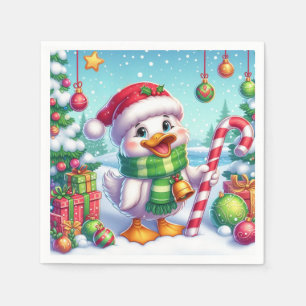 Servilleta De Papel Navidades de color lindo patán