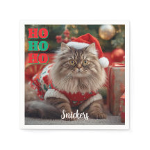 Navidades de gato divertidos de Maine Coon Persona
