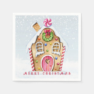 Servilleta De Papel Navidades de Gingerbread House
