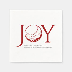 Servilleta De Papel Navidades de Golf Joy & Peace