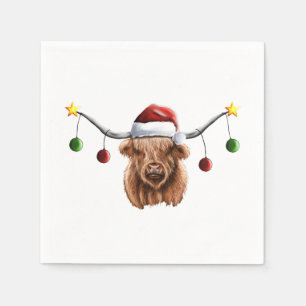 Servilleta De Papel Navidades de Have a Merry Hielan Coo
