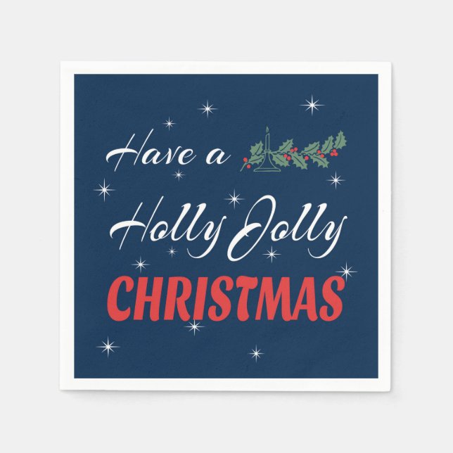 Servilleta De Papel Navidades de Have Holly Jolly (Anverso)