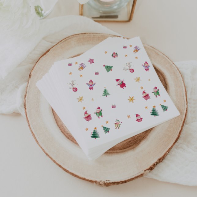 Servilleta De Papel Navidades de invierno de Baby Shower (Subido por el creador)