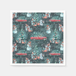 Servilleta De Papel Navidades de invierno muy cómodos