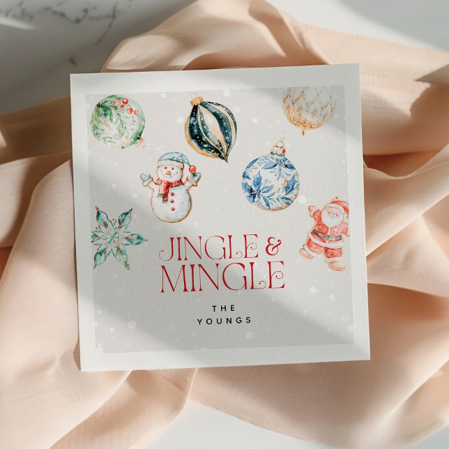 Servilleta De Papel Navidades de jingle y mingle festivos (Subido por el creador)