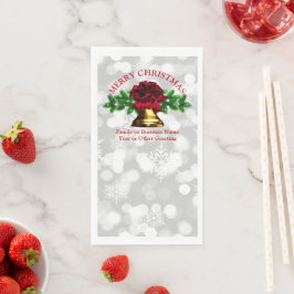 Servilleta De Papel Navidades de la Campana de Oro Coincidir con la Ba