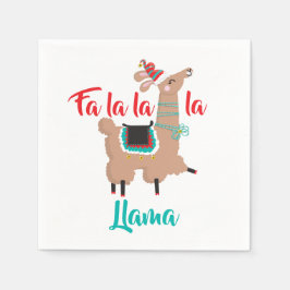 Servilleta De Papel navidades de la llama de la fa la fiesta servillet