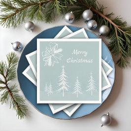 Servilleta De Papel Navidades de la Selva Snowy en invierno