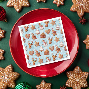 Servilleta De Papel Navidades de las cookies de Gingerbread