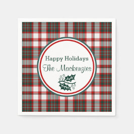 Servilleta De Papel Navidades de luz colocados patrón personalizado