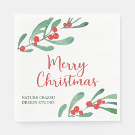 Servilleta De Papel Navidades de Modern Holly Company