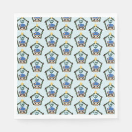 Servilleta De Papel Navidades de Natividad de Acuarela