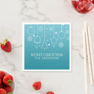 Servilleta De Papel Navidades de nombres personalizados personalizados