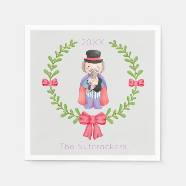 Servilleta De Papel Navidades de Nutcracker (Anverso)
