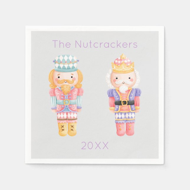 Servilleta De Papel Navidades de Nutcracker (Anverso)