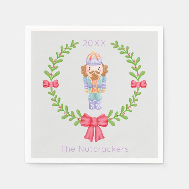 Servilleta De Papel Navidades de Nutcracker (Anverso)