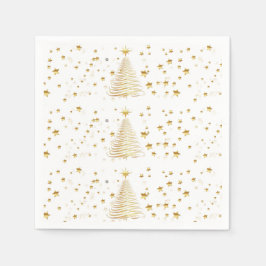Servilleta De Papel Navidades de oro