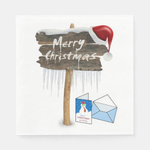 Servilleta De Papel Navidades de papel servilletas, Feliz Navidad