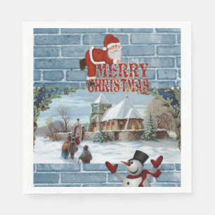 Servilleta De Papel Navidades de papel servilletas, Feliz Navidad