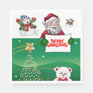 Servilleta De Papel Navidades de papel servilletas, Feliz Navidad