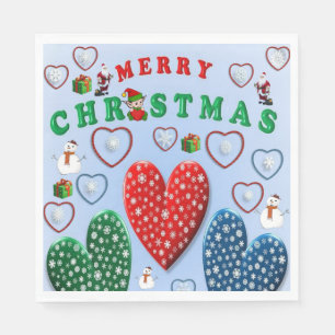 Servilleta De Papel Navidades de papel servilletas, Feliz Navidad