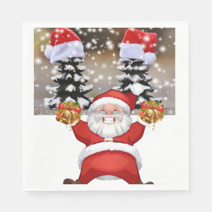 Servilleta De Papel Navidades de papel servilletas, Feliz Navidad, San