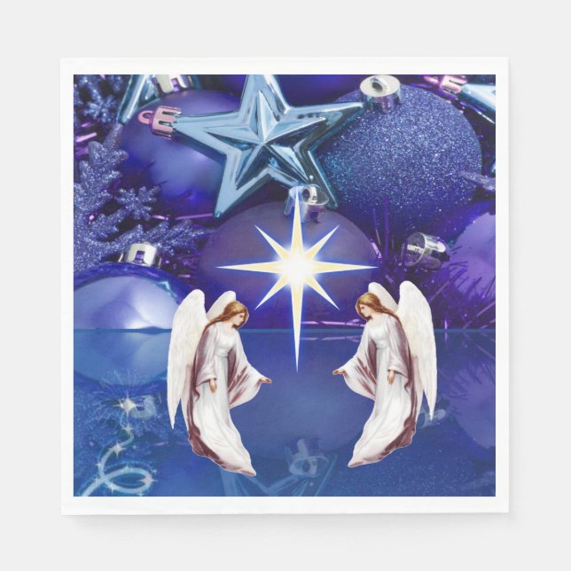 Servilleta De Papel Navidades de papel servilletas, Navidades Angel (Anverso)
