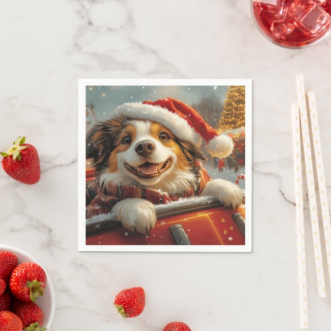 Servilleta De Papel Navidades de Pascua de Pastores de Perro Anatolia (In situ)