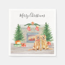 Navidades de perro de Golden Retriever