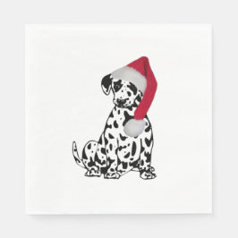 Servilleta De Papel Navidades de perros de Dalmacia