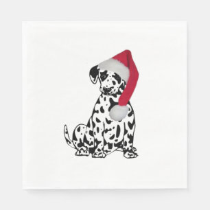 Servilleta De Papel Navidades de perros de Dalmacia